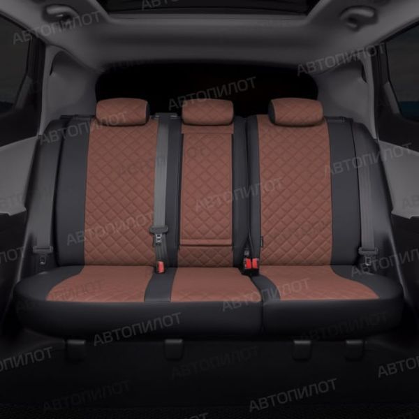 Чехлы Автопилот Экокожа Ромб на Москвич 3 (2022+) Чехлы Автопилот Экокожа Ромб на Москвич 3 (2022+)