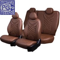 Чехлы Премиум Экокожа Байрон Президент|Жук на Kia K5 с 2020+ Чехлы Премиум Экокожа Байрон Президент|Жук на Kia K5 с 2020+